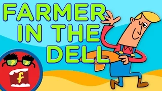 Farmer in the Dell | Fredbot Kids Songs (Lucy the Dinosaur)