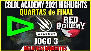 CBLOL ACADEMY LOUD vs RED Canids Highlights Jogo 3 | CBLOL Academy 2021 1ª Etapa Quartas de Final