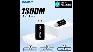 FENVI Mini 1300Mbps Dual Band 2.4G/5Ghz Wireless Network Adaptor Card