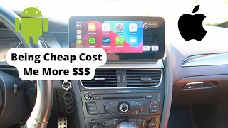 Unboxing and Installing 10.25" Android Touch-Screen from AliExpress on my Audi A4 B8 (2G J523)