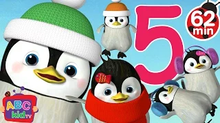 Five Little Penguins Jumping on the Bed + More Nursery Rhymes & Kids Songs - CoComelon