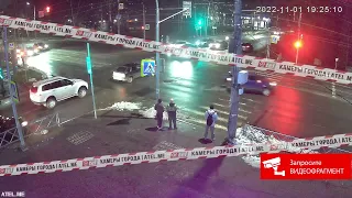 ДТП перекресток Серова Б Победы 01 11 2022