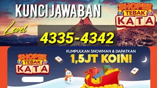 Shopee Tebak Kata Level 4335 4336 4337 4338 4339 4340 4341 4342 Kunci jawaban langsung terbaru