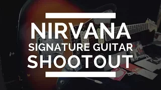 NIRVANA- Fender Kurt Cobain Jaguar -V- Hagstrom Pat Smear - School - Bleach - 2018