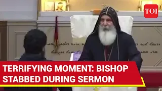 Sydney Church Stabbing Livestreamed: Man Brutally Stabs Bishop Multiple Times On Live Camera | TOI