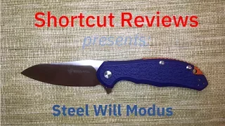 Steel Will Modus F25 presented by Shortcut Reviews
