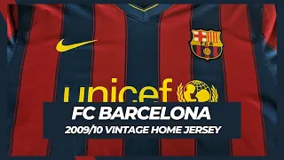 FC Barcelona 2009/10 Vintage Home Jersey Review (TBT Edition)