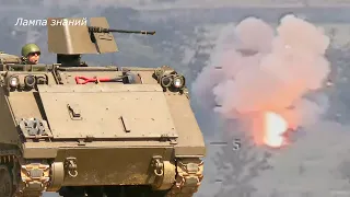 Destruction of the Ukrainian armored personnel carrier M113