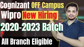 Cognizant Hiring 2023 | OFF Campus Job Drive For 2023 Batch | Latest Hiring | 2020-2023 Batch