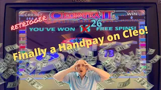 💰 BIG WIN Handpay on Cleopatra II at The Venetian Las Vegas with 26 free spins 🎰