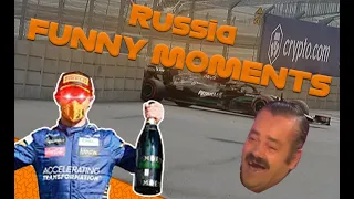 F1 2021 Russia Funny Moments | memes and more..