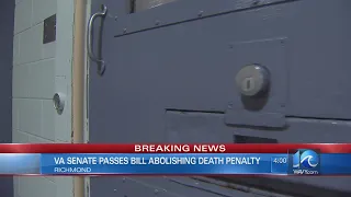 Virginia Senate passes bill to abolish death penalty