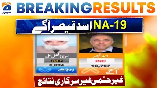 Election Result: NA-19 Swabi | Asad Qaiser Leading | Inconclusive Unofficial Result
