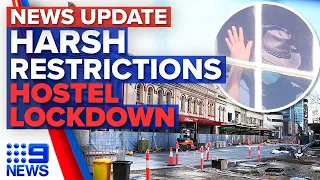 Tighter rules for workers in three Sydney LGAs, Queensland hostel in lockdown | 9 News Australia