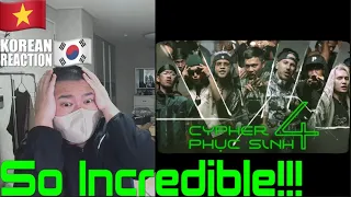 🇻🇳🇰🇷🔥Korean Hiphop Junkie react to Phục Sinh Cypher PT.4 (VN/ENG SUB)