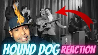 VIBE REACTS | Elvis Presley "Hound Dog" (October 28, 1956) on The Ed Sullivan Show | REACTION!!!!