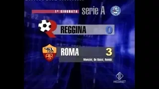 2005-06 (1a - 28-08-2005) Reggina-Roma 0-3 [A.Mancini,DeRossi,Nonda] Servizio Italia1