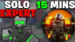 SOLO EXPERT MODE IN 15 MINUTES | TOWER DEFENSE X ROBLOX