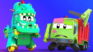 Super Truck wird zum SUPER DINOSAURIER! - Car City - Zeichentrickfilme für Kinde