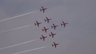 The Red Arrows - The Royal International Air Tattoo (RIAT) 2018 - Day 1