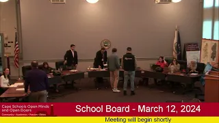 School Board, March 12, 2024