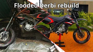 Flooded Derbi Senda Rebuild!