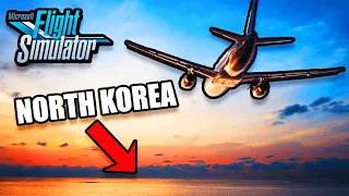 FLYING TO NORTH KOREA (Microsoft Flight Simulator 2020)