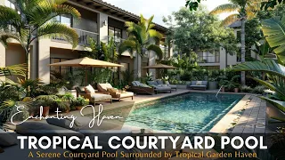 Creating Your Tropical Garden Haven with a Courtyard Pool Paradise Harmonizing with Nature