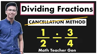 Dividing Fractions with Cancellation Method | How to Divide Fractions