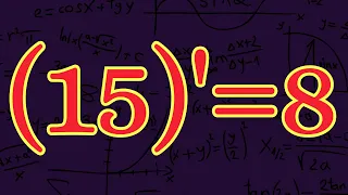 When the derivative of a number is not zero -- The arithmetic derivative.