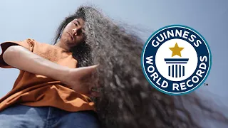 World's LONGEST HAIR on a Teenager! | Guinness World Records