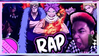 Fairy Tail Dragon Slayer Rap Cypher Reaction | GameboyJones x Connor Quest, NLJ, DizzyEight & more