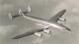 Lockheed Constellation vintage movie