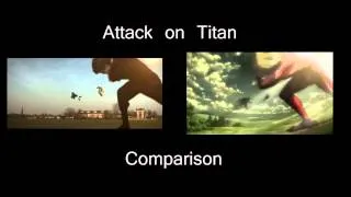 Attack on Titan/Shingeki no Kyojin -  Real life Comparison
