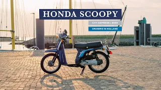 Cruising my Honda Scoopy 1987 in 4K | Honda SH50 City Express in the Netherlands