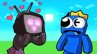 Skibidi TV Woman LOVES Rainbow Friends!? (Minecraft)