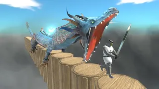 Run Away from Eastern Dragon - Animal Revolt Battle Simulator