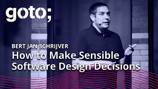 Generic or Specific? Making Sensible Software Design Decisions • Bert Jan Schrijver • GOTO 2023