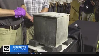 West Point historians open lead box hidden in 194-year-old statue