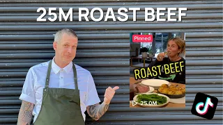 Perfect? Roast Beef with Crispy Wagyu Fat Potatoes and Gravy | My Viral TikTok Recipes