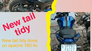 Apache 160 4v modified || new tail tidy ||#modification #modified #tailtidy