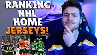 Ranking NHL Home Jerseys!