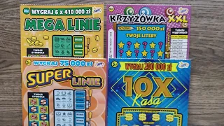 #zdrapki Mega linie (Mechatron) na topie 💰 Krzyżówka XXL 💰 kasa X10 Super linie 💰 👍