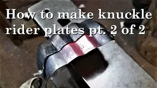 How to make knuckle rider plates pt 2 of 2. Make your own Gothic Gauntlets Pt. VI