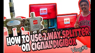 HOW TO USE 2 WAY SPLITTER ON CIGNAL DIGIBOX | TUTORIAL