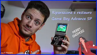 Restauro Game Boy Advance SP: nuova scocca ed epico display retroilluminato [Lo-Fi Repairs #12]