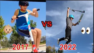 My insane 6 year scooter progression (2017-2023)