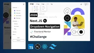 Build and Deploy Navbar Dropdown Navigation with Tailwind CSS and Next.js    #reactjs  #nextjs