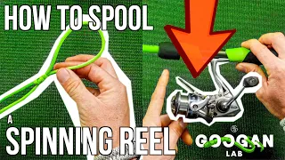How To SPOOL A SPINNING REEL!