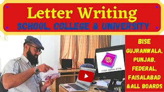 Letter Writing, For All Classes Of School, College & University Urdu Hindi English Rana Adnan Attari